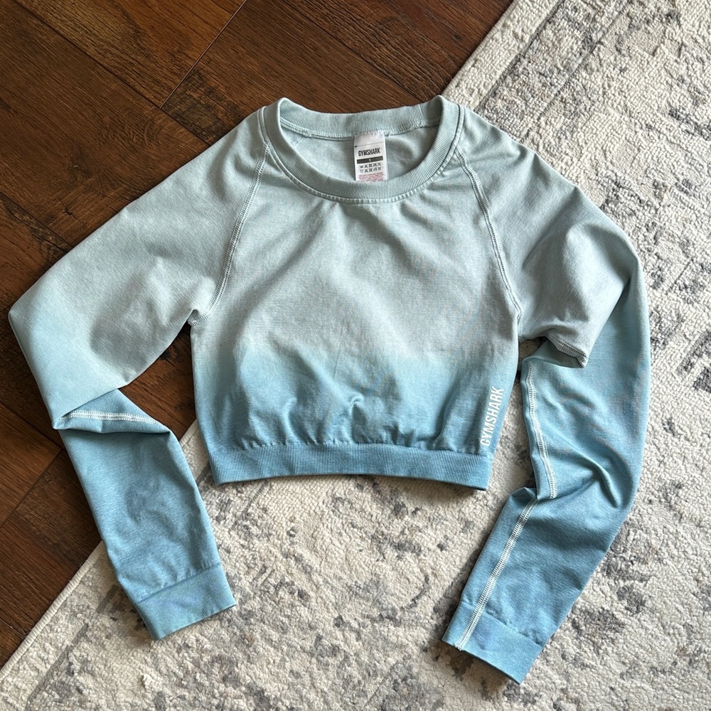 GYMSHARK Ombré Crop Top